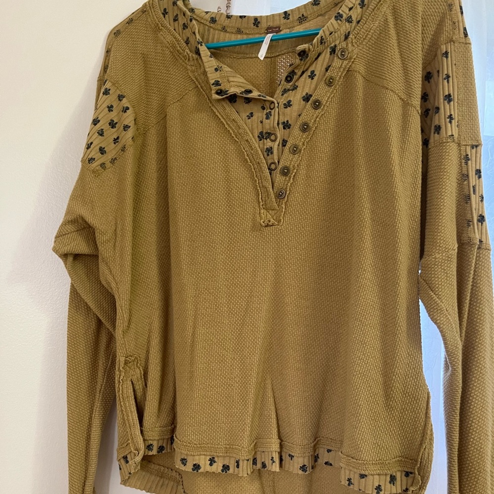 Mustard Yellow Henley